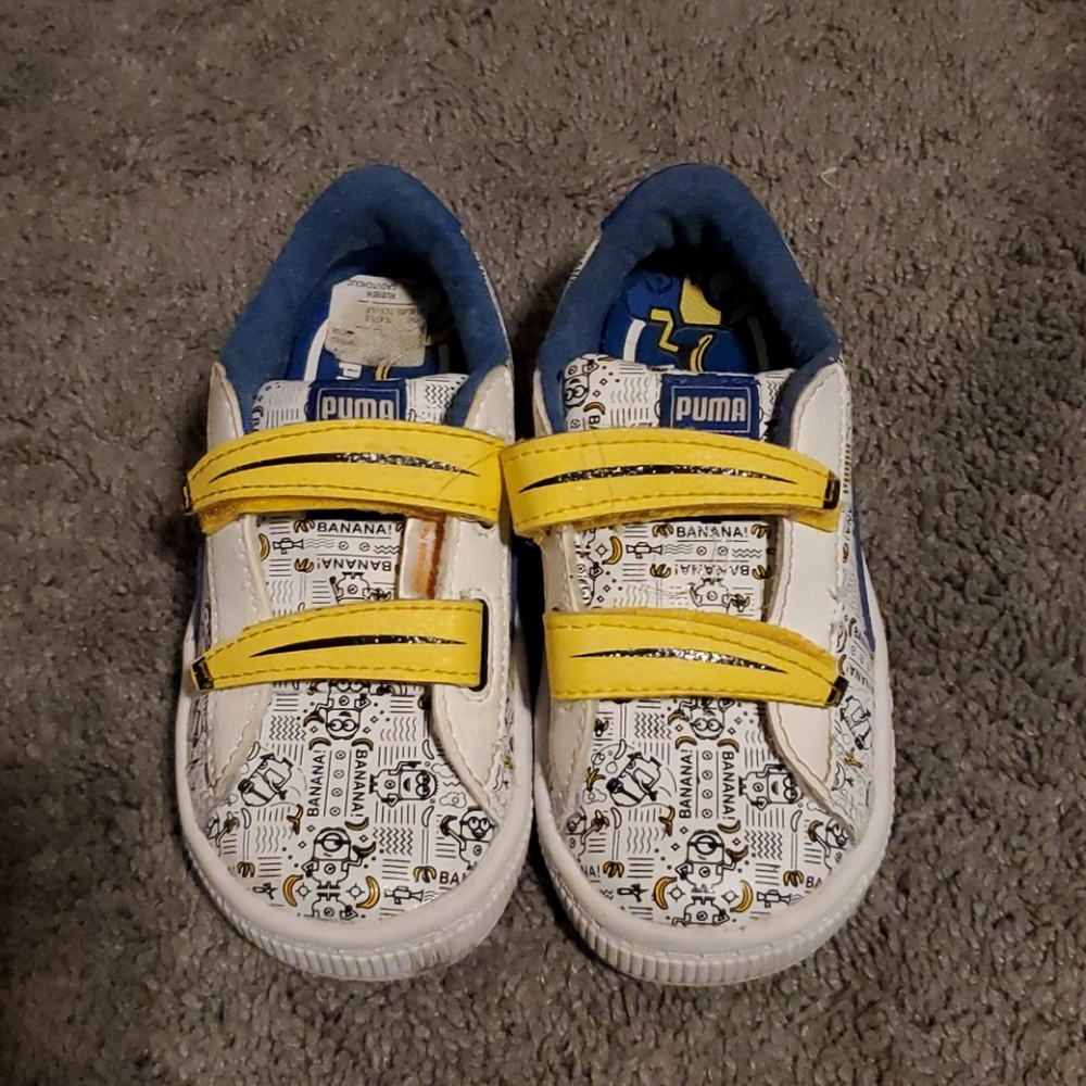 Puma Minion Size 8c Toddler Shoe